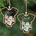 Baby 1st Christmas Ornament, Personalized Baby's First Christmas Ornament, Custom New Baby Gift CF64 - 19Gifts