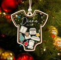 Baby 1st Christmas Ornament, Personalized Baby's First Christmas Ornament, Custom New Baby Gift CF64 - 19Gifts
