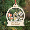 Baby's First Christmas Ornament 2024, Custom 4D Shake Babies Ornament CF17 - 19Gifts