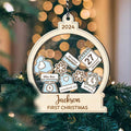 Baby's First Christmas Ornament 2024, Custom 4D Shake Babies Ornament CF17 - 19Gifts