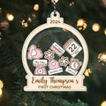 Baby's First Christmas Ornament 2024, Custom 4D Shake Babies Ornament CF17 - 19Gifts