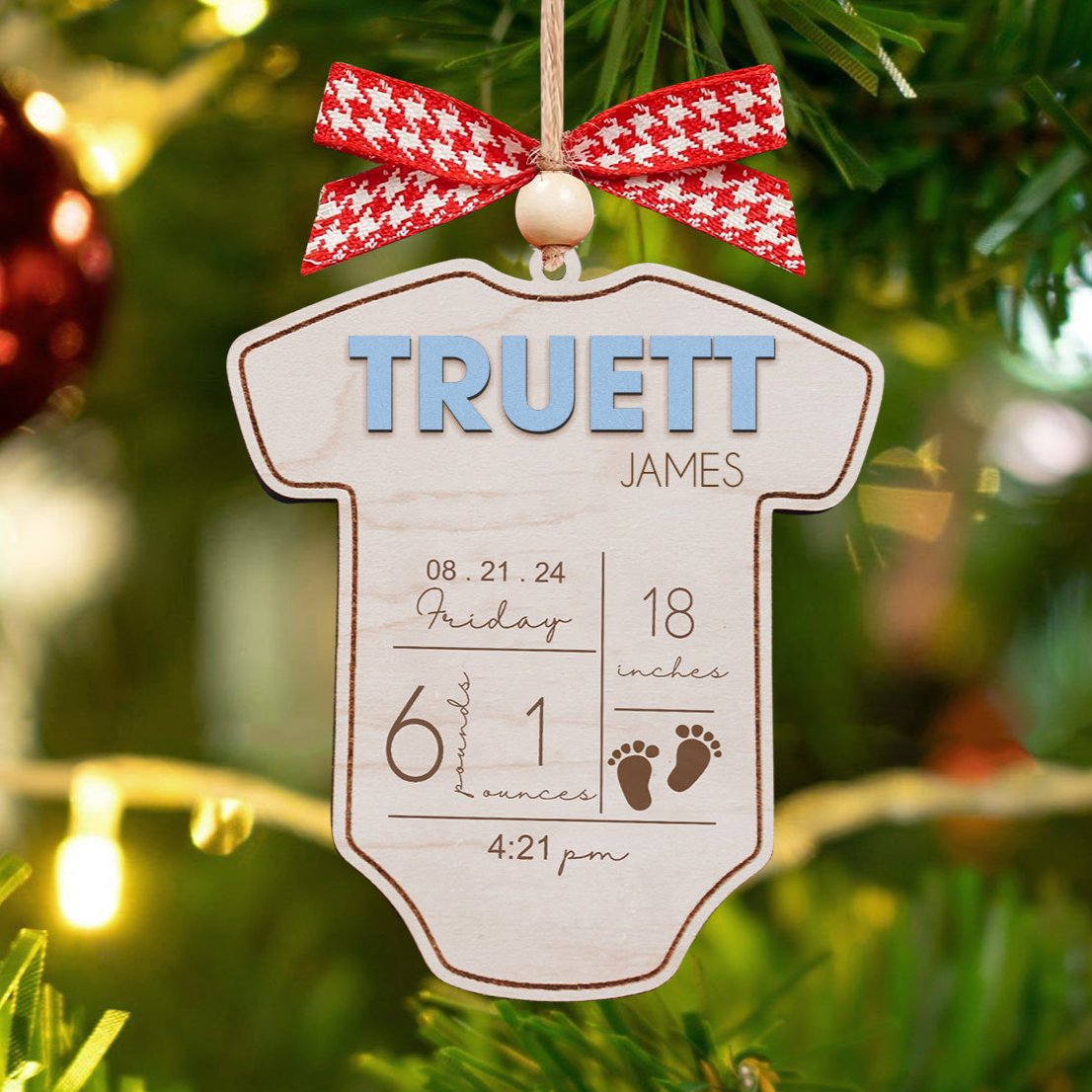 Baby's First Christmas Ornament 2024, Newborn, New Baby Gift CF05 - 19Gifts