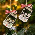 Baby's First Christmas Shaker Ornament 2024, Personalized Baby's 1st Christmas Ornament CF257 - 19Gifts