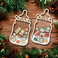 Baby's First Christmas Shaker Ornament 2024, Personalized Baby's 1st Christmas Ornament CF257 - 19Gifts