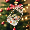 Baby's First Christmas Shaker Ornament 2024, Personalized Baby's 1st Christmas Ornament CF257 - 19Gifts