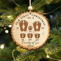 Christmas Family Ornament, Personalized Wooden Ornament, CF812 - 19Gifts