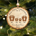 Christmas Family Ornament, Personalized Wooden Ornament, CF812 - 19Gifts