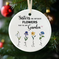 Christmas Sisters Ornament, Birth Month Flower Ornament, CX06-60 - 19Gifts