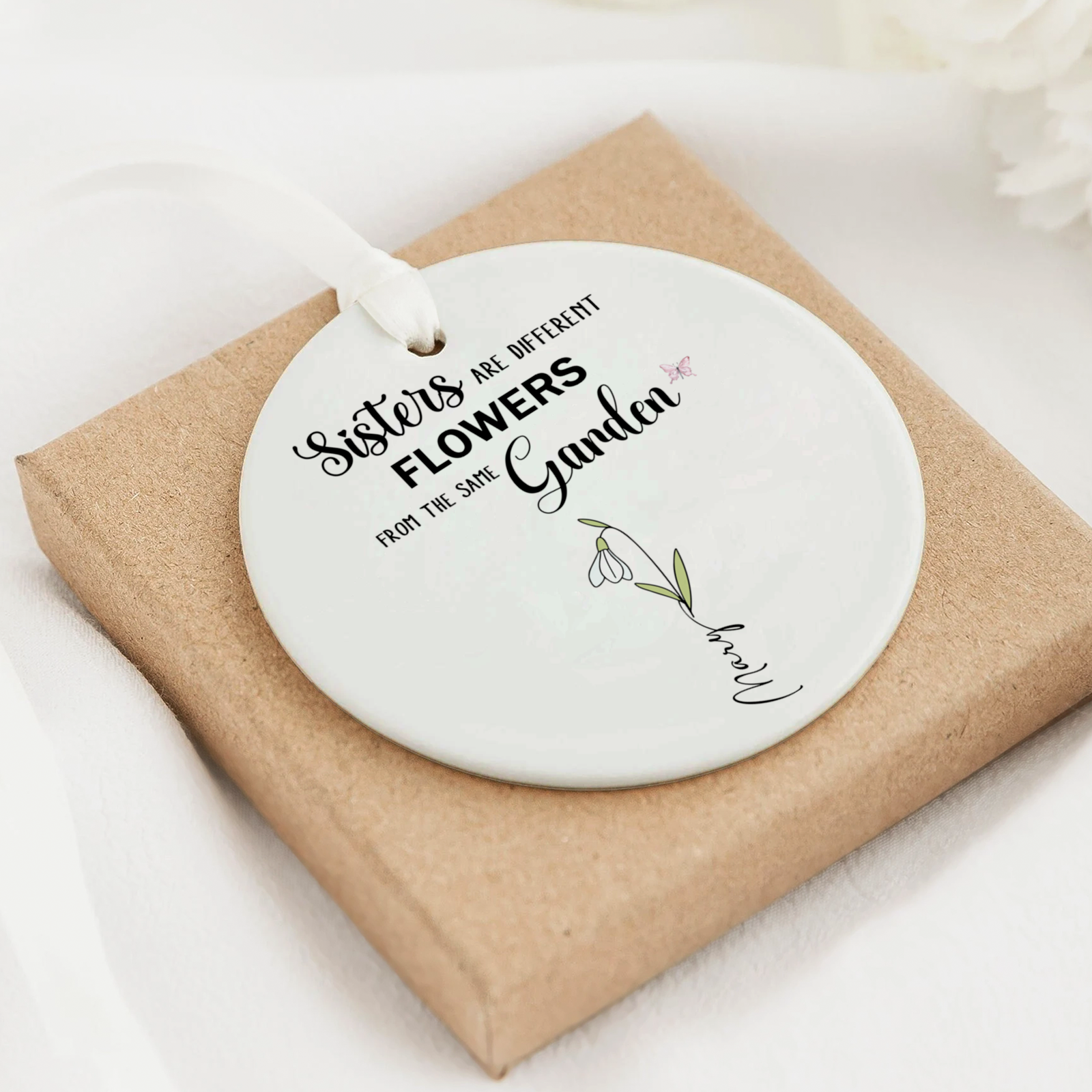 Christmas Sisters Ornament, Birth Month Flower Ornament, CX06-60 - 19Gifts