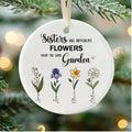 Christmas Sisters Ornament, Birth Month Flower Ornament, CX06-60 - 19Gifts