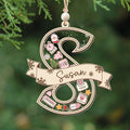 Custom Babys first Christmas ornament 2024, personalized baby gifts for girl, baby ornament shaker CF373 - 19Gifts