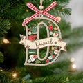 Custom Babys first Christmas ornament 2024, personalized baby gifts for girl, baby ornament shaker CF373 - 19Gifts