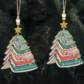 Custom Christmas Book Tree Ornament, Personalized Christmas Ornament CF98 - 19Gifts