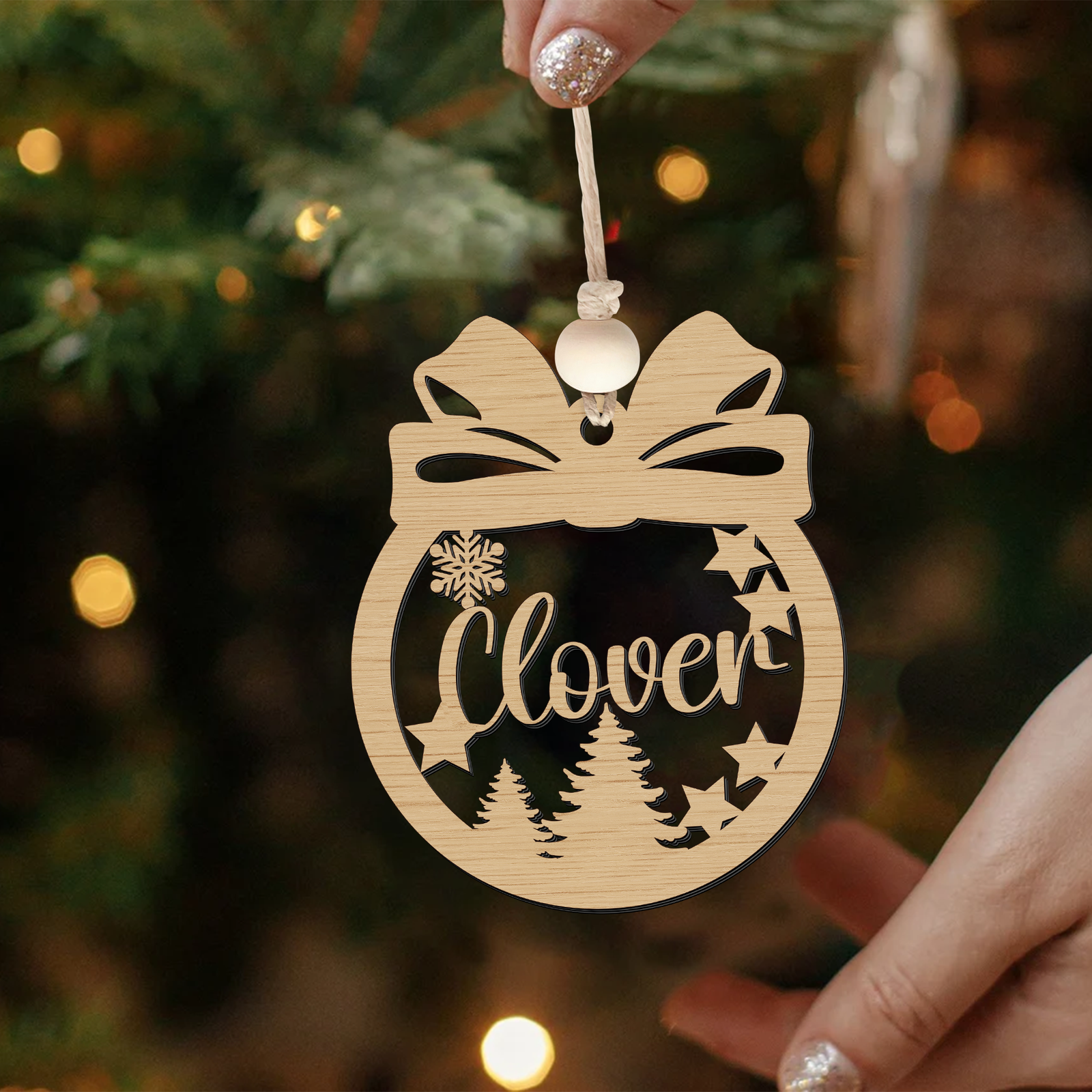 Custom Christmas Name Tag, Personalized Christmas Hanging Stocking Name Tag KT36 - 19Gifts