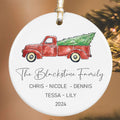 Custom Family Christmas Ornament, Personalised Family Christmas Keepsake CX03 - 19Gifts
