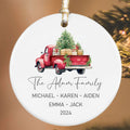 Custom Family Christmas Ornament, Personalised Family Christmas Keepsake CX03 - 19Gifts