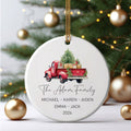 Custom Family Christmas Ornament, Personalised Family Christmas Keepsake CX03 - 19Gifts