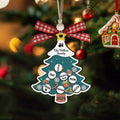 Custom Family Names Christmas Tree Decorations, Family Wooden Ornaments CF207 - 19Gifts