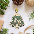 Custom Family Names Christmas Tree Decorations, Family Wooden Ornaments CF207 - 19Gifts