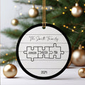 Custom Family Ornament, First Christmas Family Ornament CX01-28 - 19Gifts