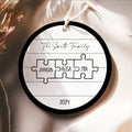 Custom Family Ornament, First Christmas Family Ornament CX01-28 - 19Gifts