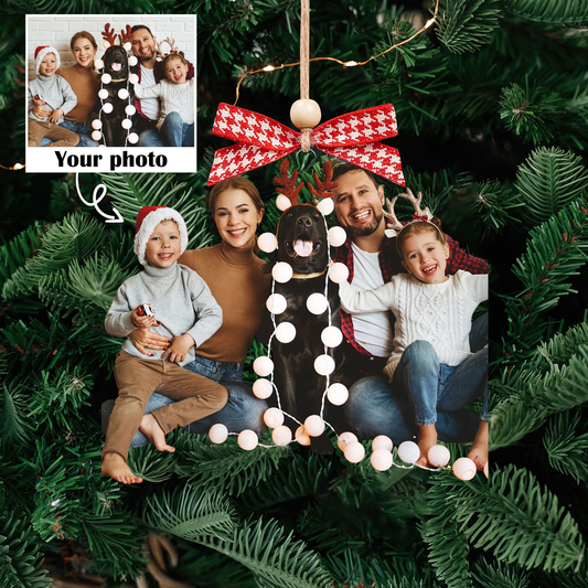 Custom Family Photo Ornament, Custom Picture Ornament Christmas CF620 - 19Gifts