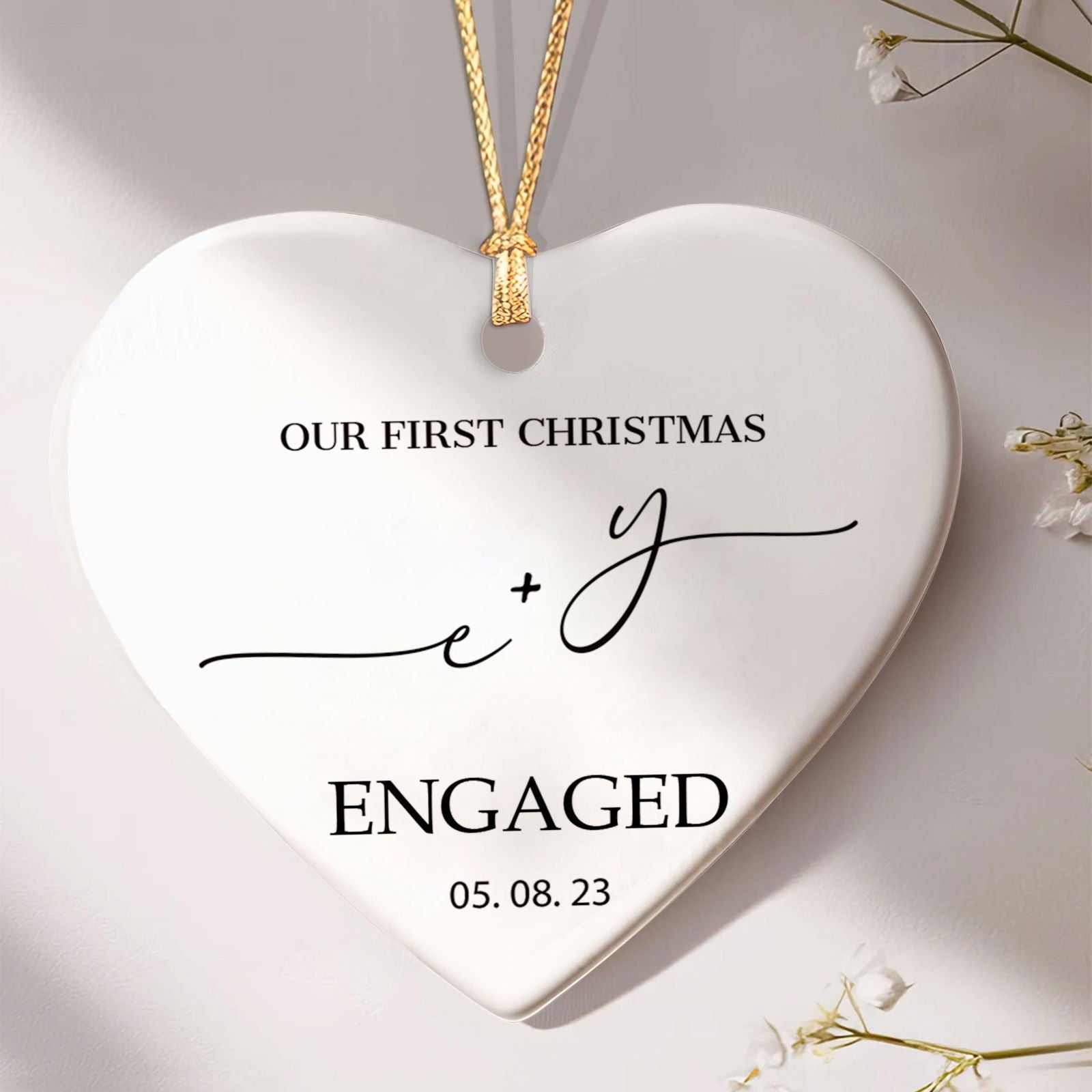 Custom First Christmas Married Ornament, Mr Mrs Ornament CY05-11 - 19Gifts