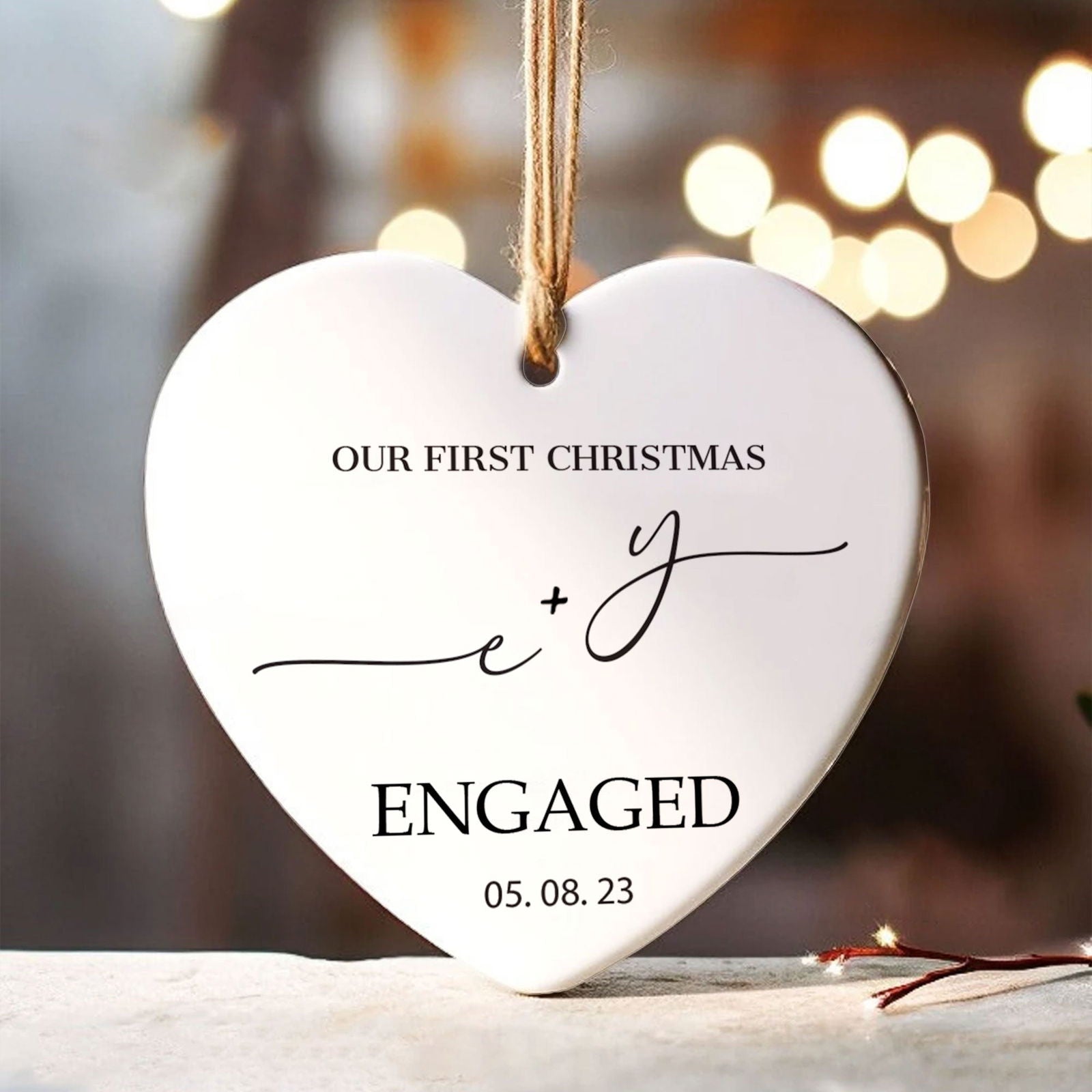 Custom First Christmas Married Ornament, Mr Mrs Ornament CY05-11 - 19Gifts