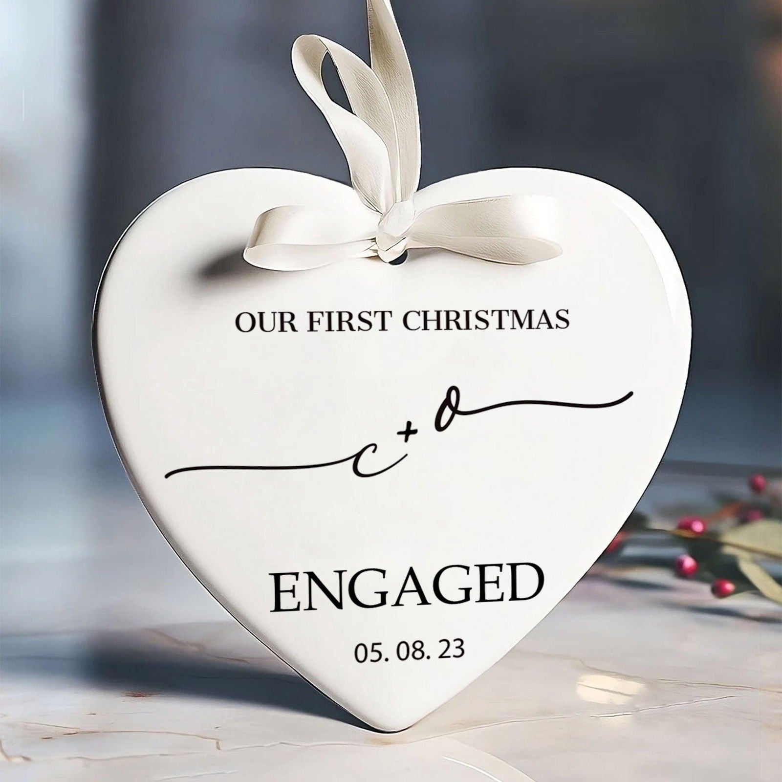 Custom First Christmas Married Ornament, Mr Mrs Ornament CY05-11 - 19Gifts