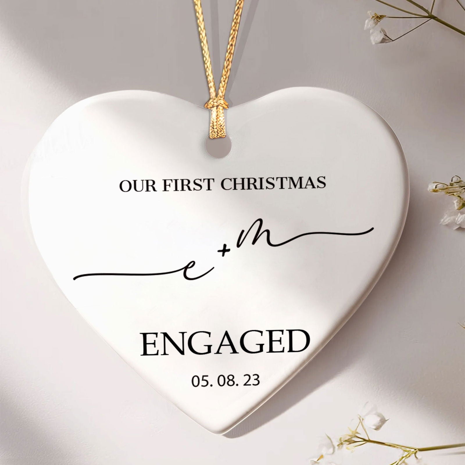 Custom First Christmas Married Ornament, Mr Mrs Ornament CY05-11 - 19Gifts
