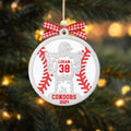 Custom Football Player, Personalized 2 Layer Ornament, Football Fan Gift CF421 - 19Gifts
