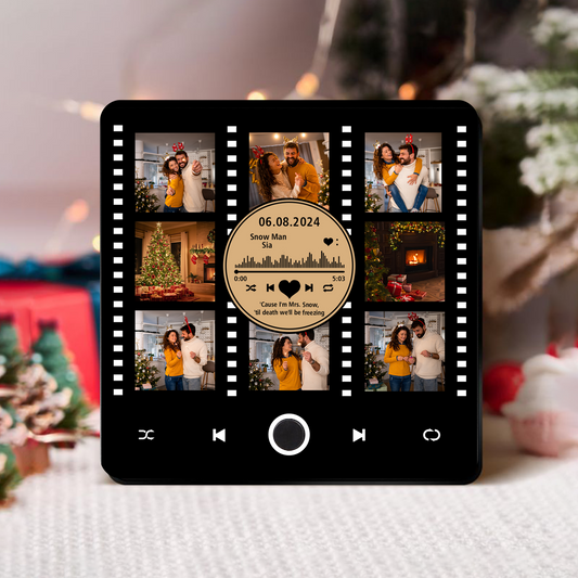 Custom Music Fridge Magnet, Photo Magnet, Valentine Day Gifts, Family Gifts MG04 - 19Gifts