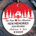 Custom New House Gift Ideas Ornament, Couples New Home Ornament, Housewarming Gifts, Personalized New Home Ornament CX01-10 - 19Gifts