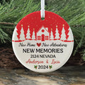 Custom New House Gift Ideas Ornament, Couples New Home Ornament, Housewarming Gifts, Personalized New Home Ornament CX01-10 - 19Gifts