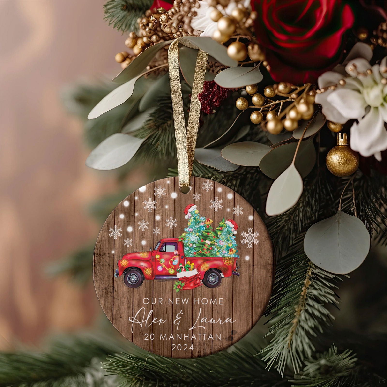 Custom New House Gift Ideas Ornament, Couples New Home Ornament, Housewarming Gifts, Personalized New Home Ornament CX01-9 - 19Gifts