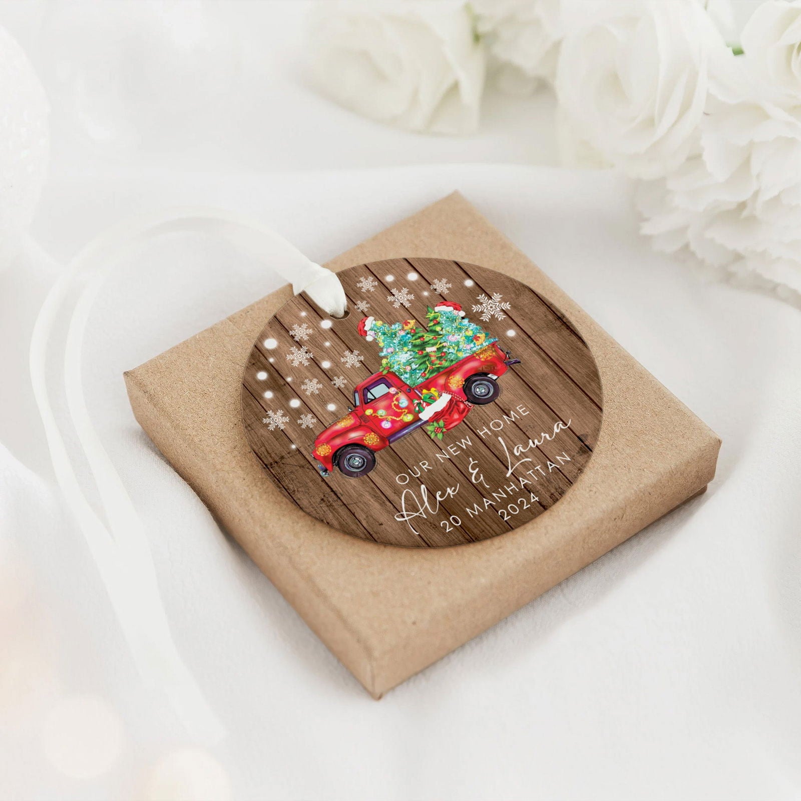 Custom New House Gift Ideas Ornament, Couples New Home Ornament, Housewarming Gifts, Personalized New Home Ornament CX01-9 - 19Gifts