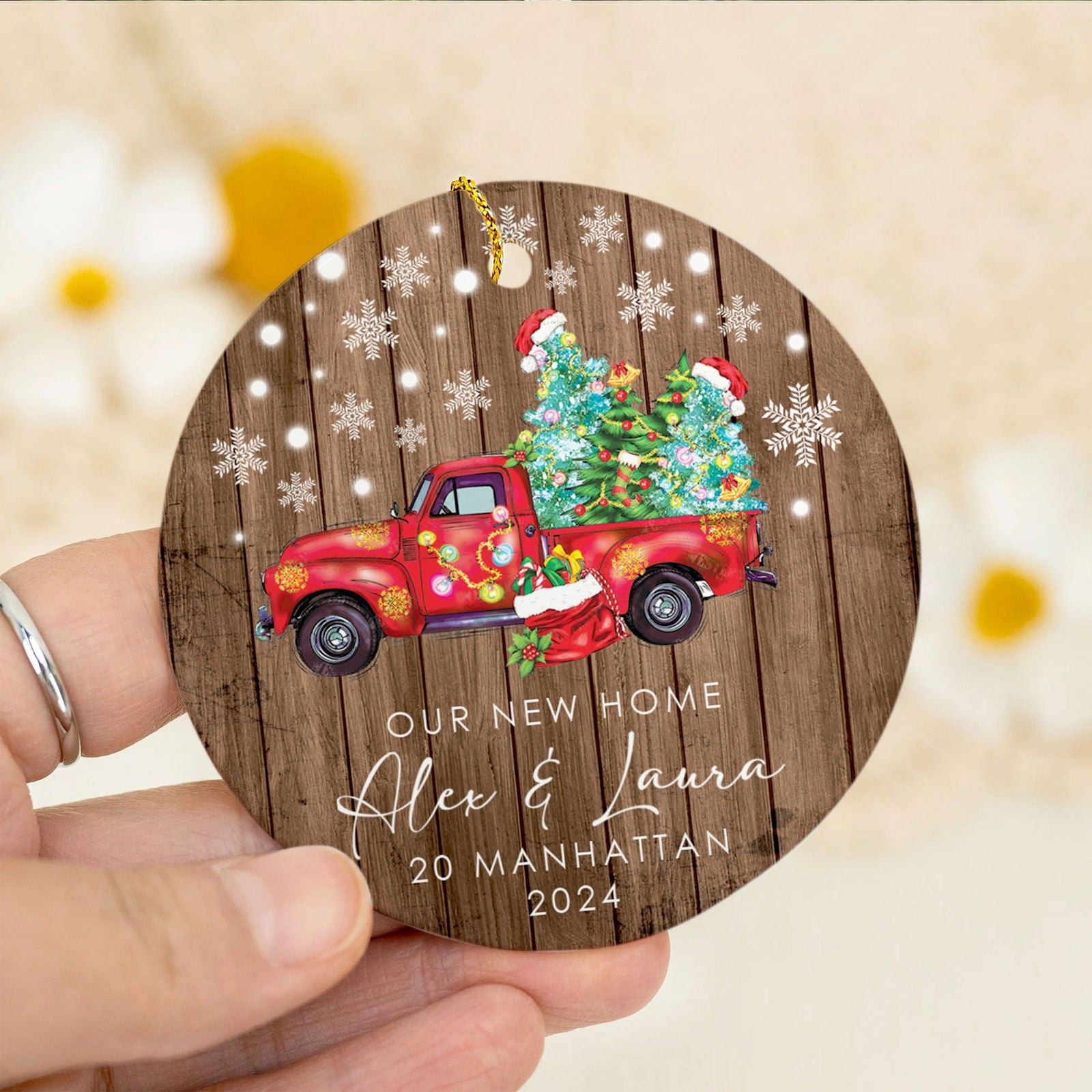 Custom New House Gift Ideas Ornament, Couples New Home Ornament, Housewarming Gifts, Personalized New Home Ornament CX01-9 - 19Gifts