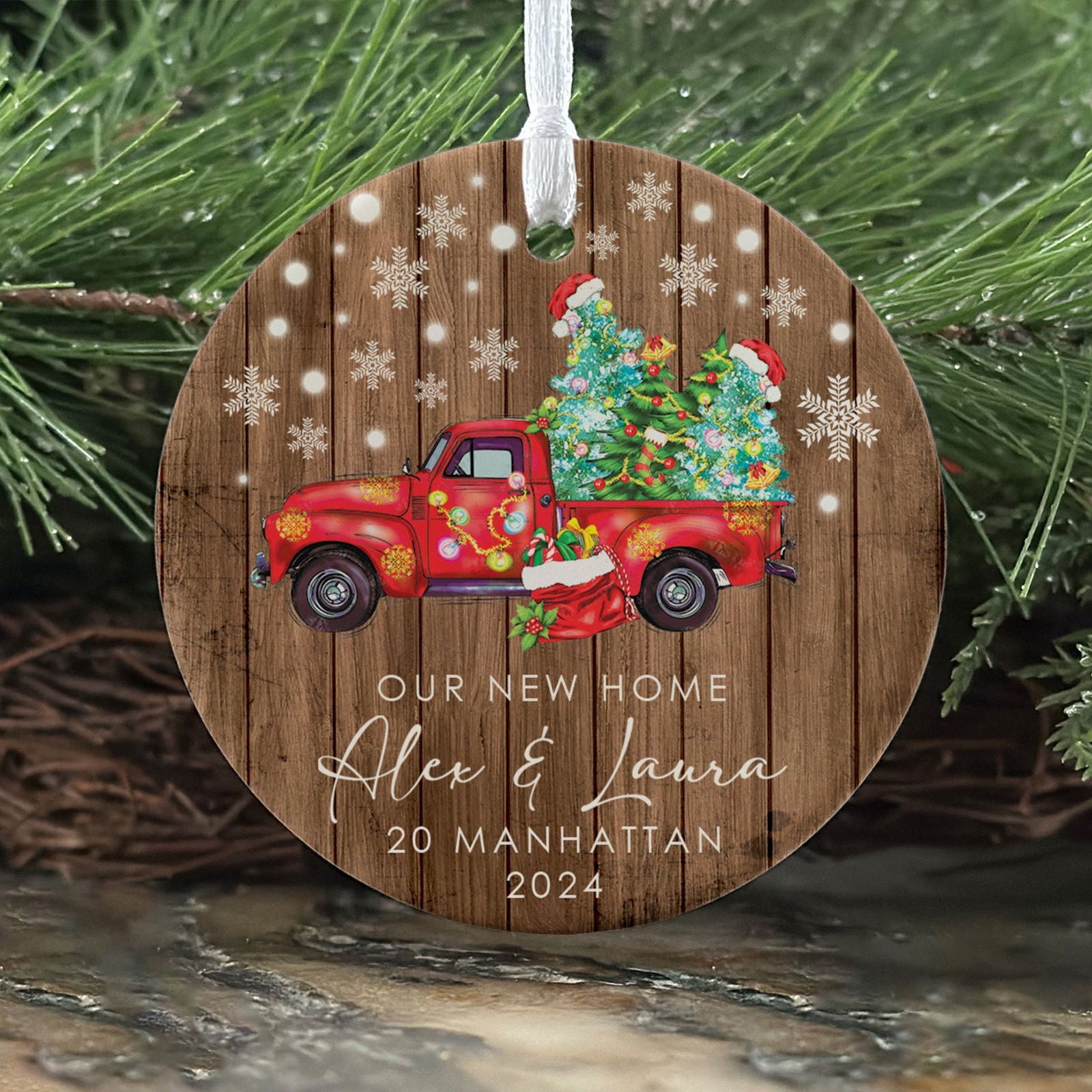 Custom New House Gift Ideas Ornament, Couples New Home Ornament, Housewarming Gifts, Personalized New Home Ornament CX01-9 - 19Gifts