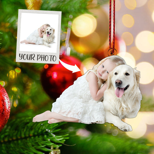Custom Photo Christmas Ornament, Acrylic Christmas Ornament CF269 - 19Gifts