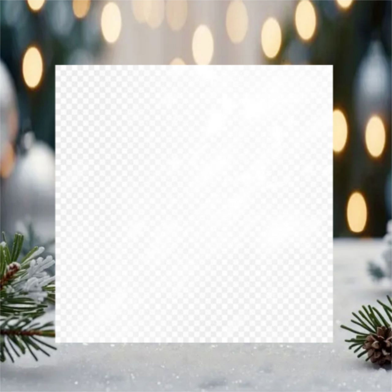 Custom Photo Christmas Ornament, Acrylic Christmas Ornament CF269 - 19Gifts