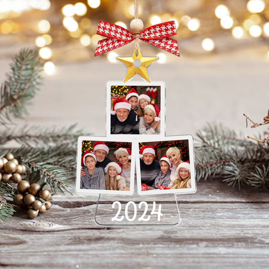 Custom Photo Tree Ornament, Acrylic Christmas Ornament	CF726 - 19Gifts