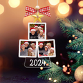 Custom Photo Tree Ornament, Acrylic Christmas Ornament	CF726 - 19Gifts