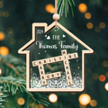 Custom Shaking Family Crossword Ornament, 3-Layered Puzzle Ornament CF345 - 19Gifts