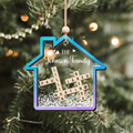 Custom Shaking Family Crossword Ornament, 3-Layered Puzzle Ornament CF345 - 19Gifts