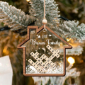 Custom Shaking Family Crossword Ornament, 3-Layered Puzzle Ornament CF345 - 19Gifts