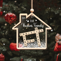 Custom Shaking Family Crossword Ornament, 3-Layered Puzzle Ornament CF345 - 19Gifts