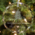 Custom Wedding Christmas Tree Ornament, Custom Location Map Wedding Ornament GX05-17 - 19Gifts