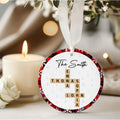 Customized Family Crossword Ornament, Christmas Ceramic Ornament CX06-68 - 19Gifts