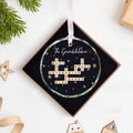 Customized Family Crossword Ornament, Family Names Crossword Puzzle Ornament GX04-S94 - 19Gifts