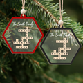 Customized Family Crossword Ornament, Two Layer Wooden and Acrylic Christmas Family Ornament | 19Gifts CF910 - 19Gifts